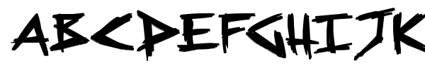 Sugar Death 2 font preview